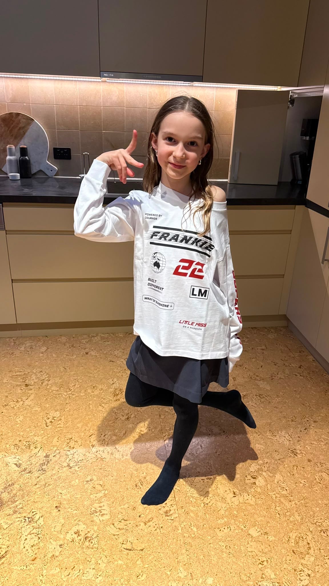 THE FRANKIE - Kids Signature Moto Long-Sleeve Tee