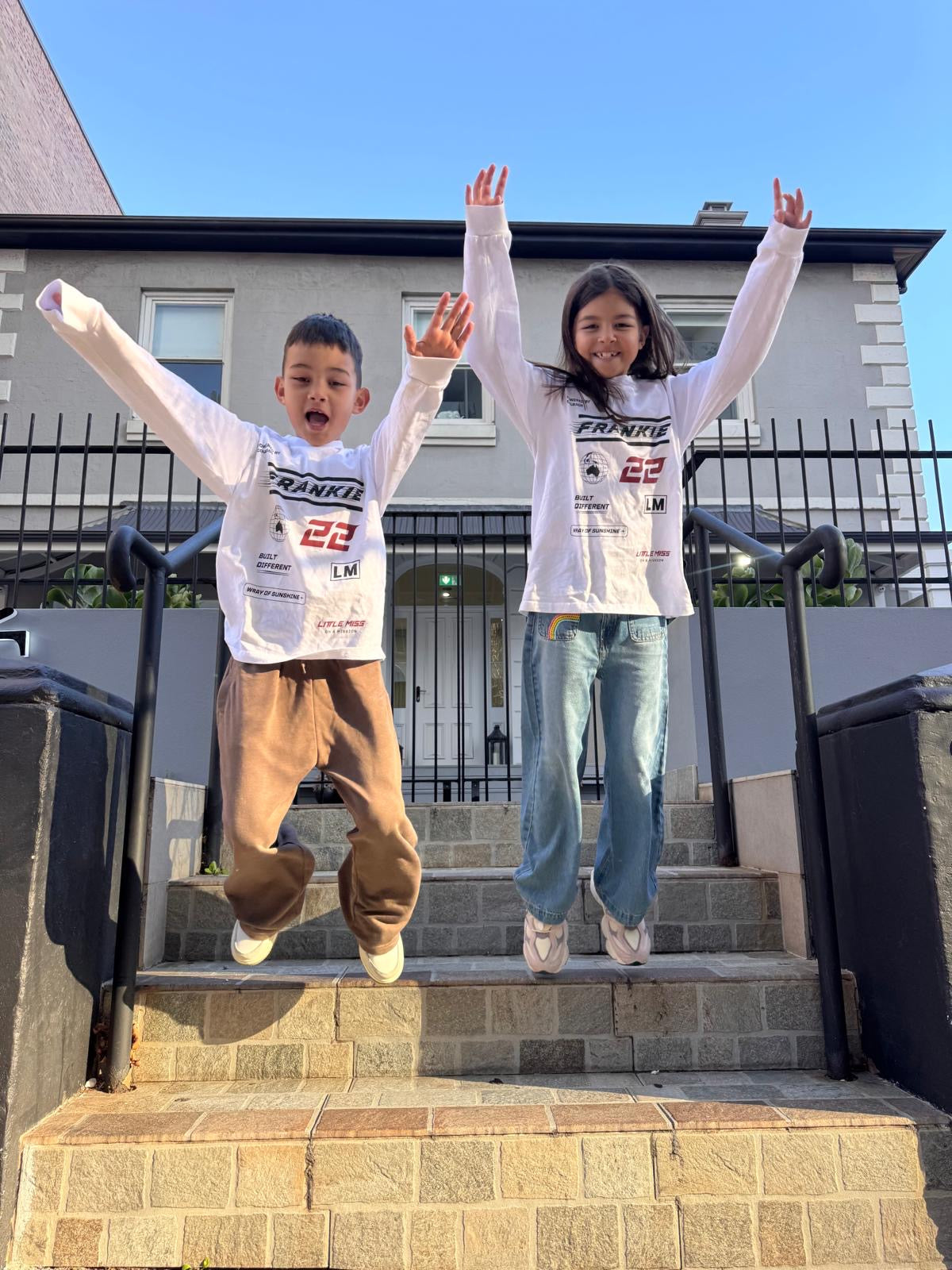THE FRANKIE - Kids Signature Moto Long-Sleeve Tee